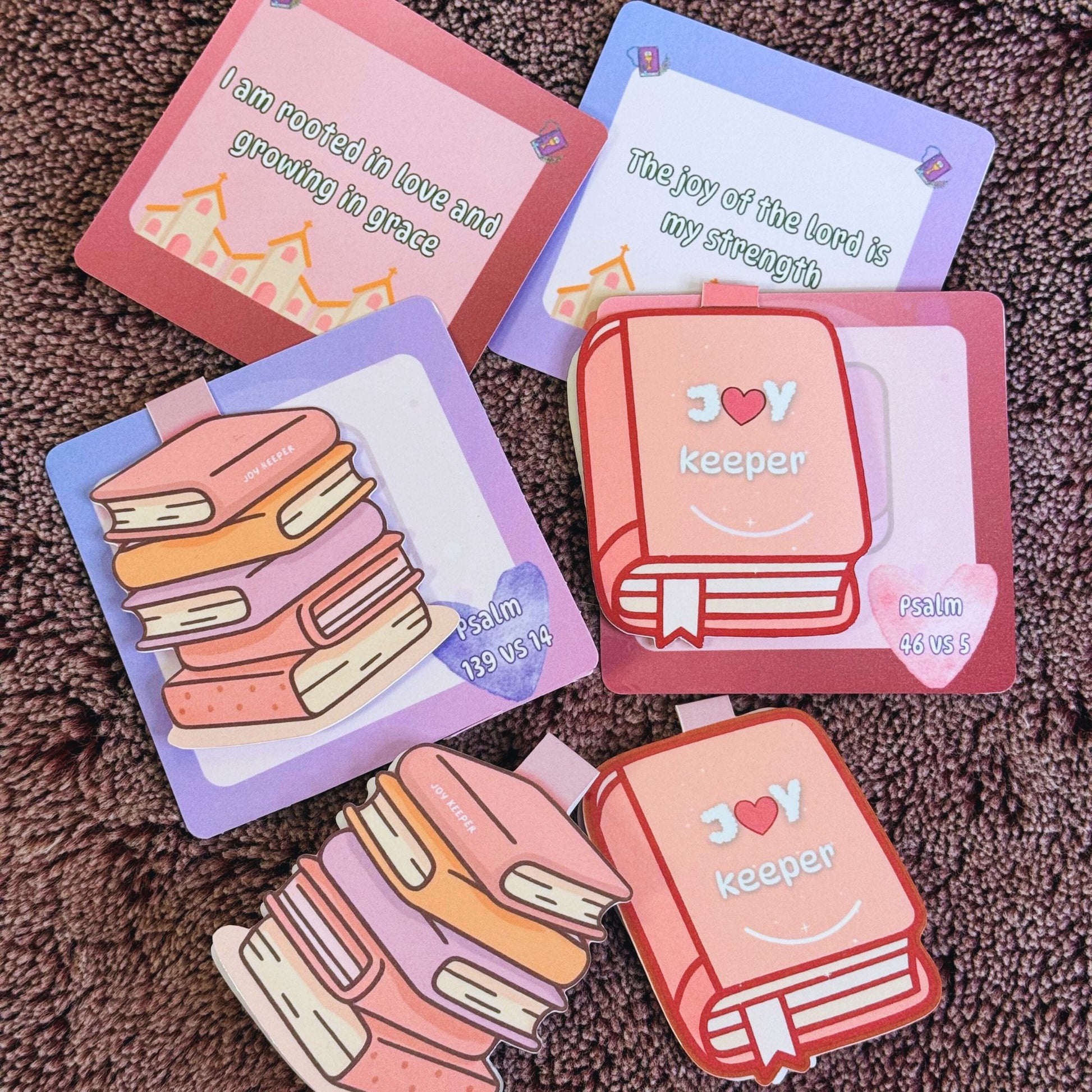 Faith-Filled Affirmation Bookmarks for Christian Women | Bible Verse Magnetic Bookmarks – Set of 3