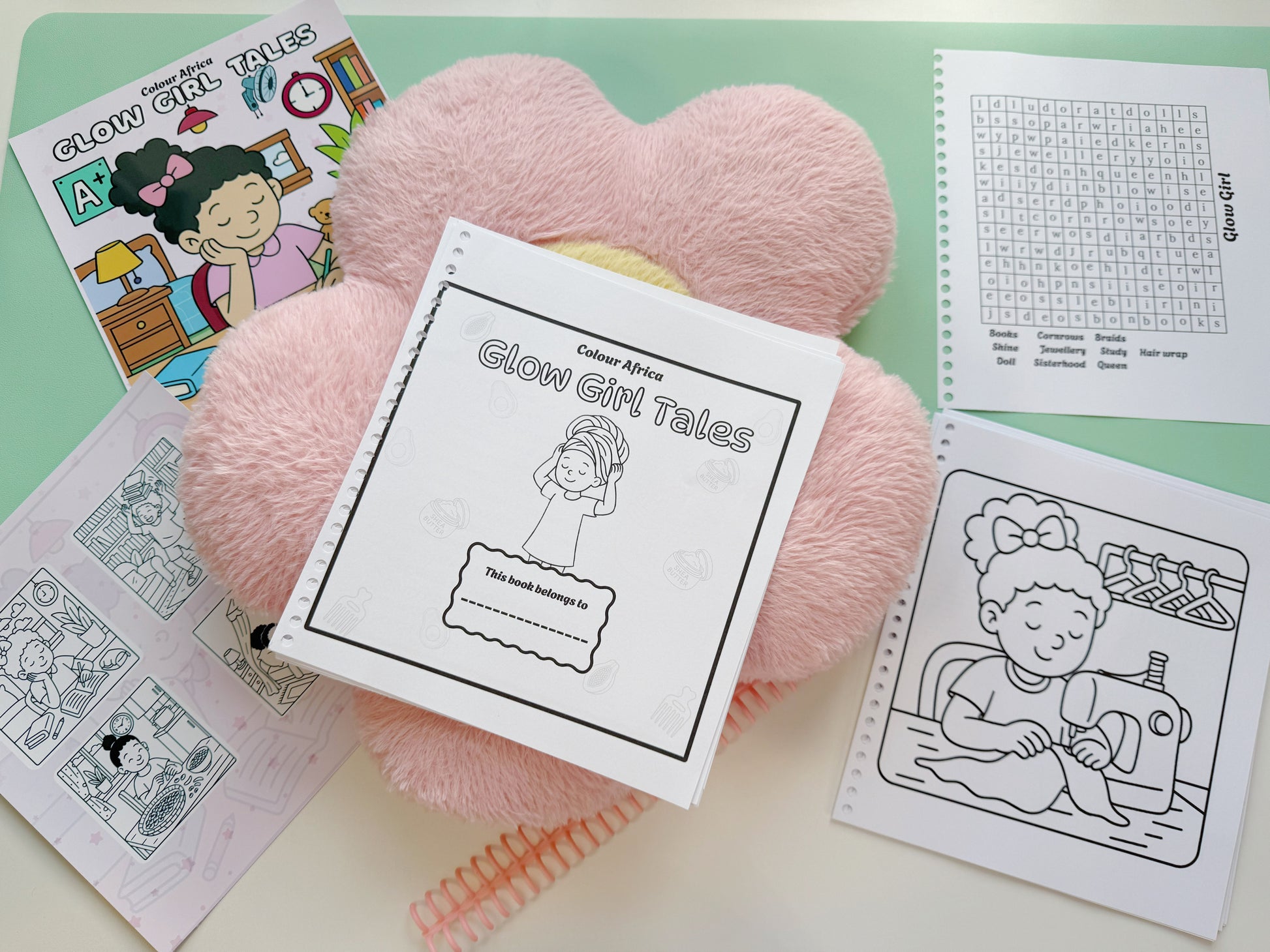 Glow Girl Tales - A colouring book for every little queen