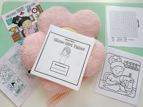 Glow Girl Tales - A colouring book for every little queen