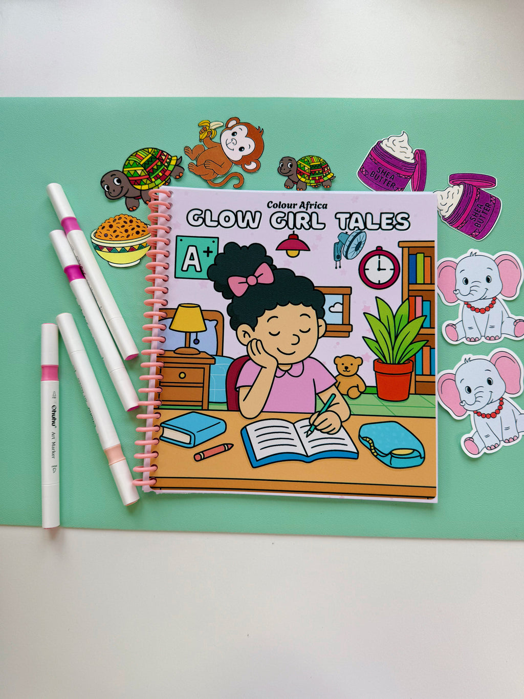 Glow Girl Tales - A colouring book for every little queen