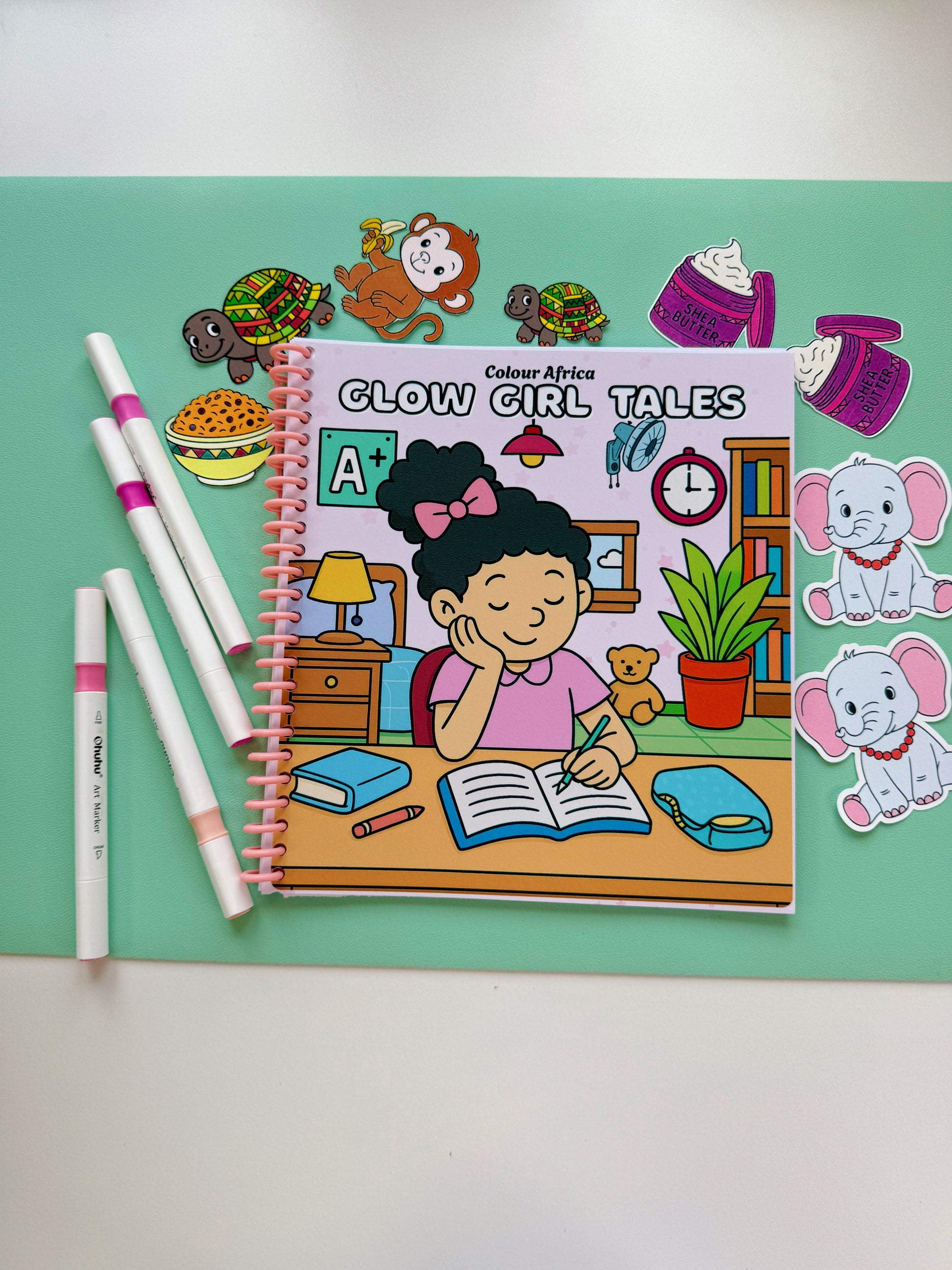 Glow Girl Tales - A colouring book for every little queen