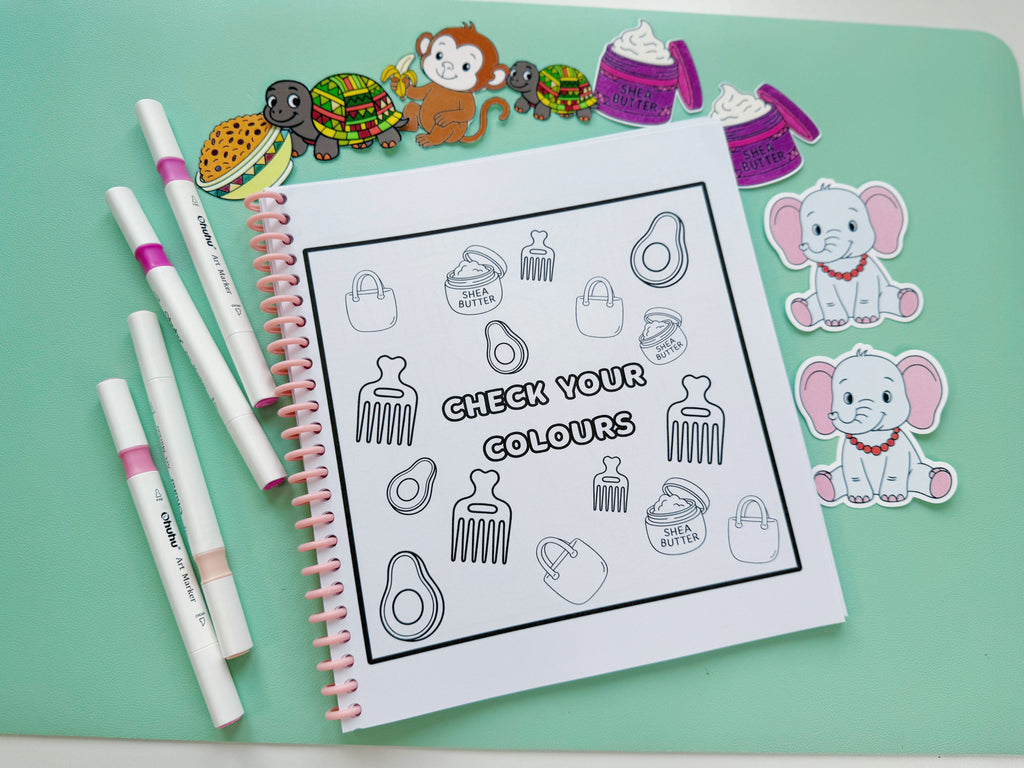 Glow Girl Tales - A colouring book for every little queen