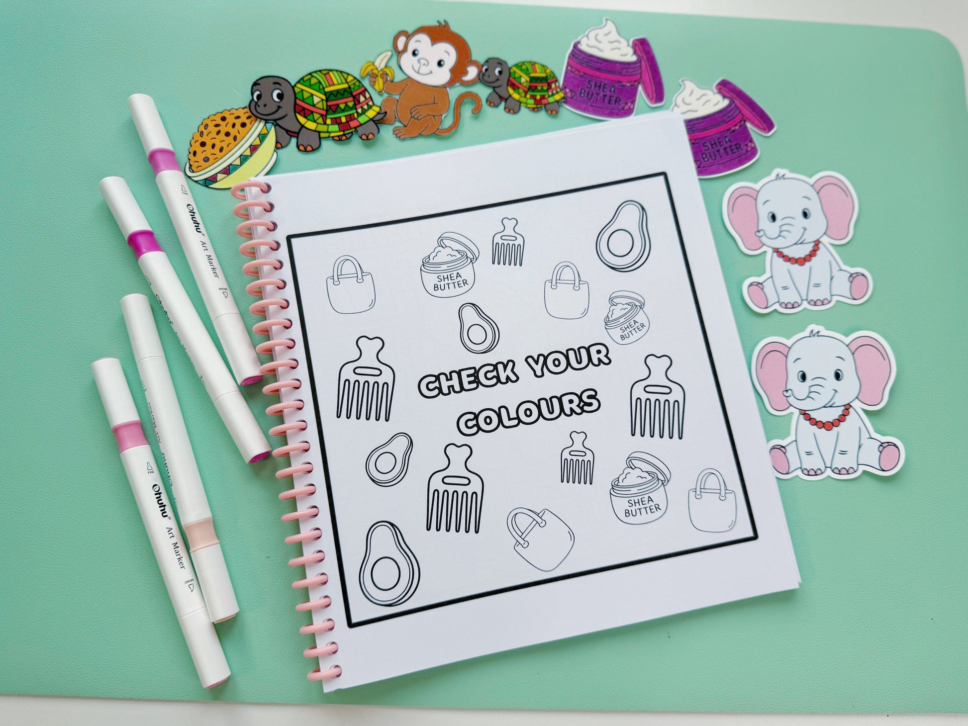 Glow Girl Tales - A colouring book for every little queen