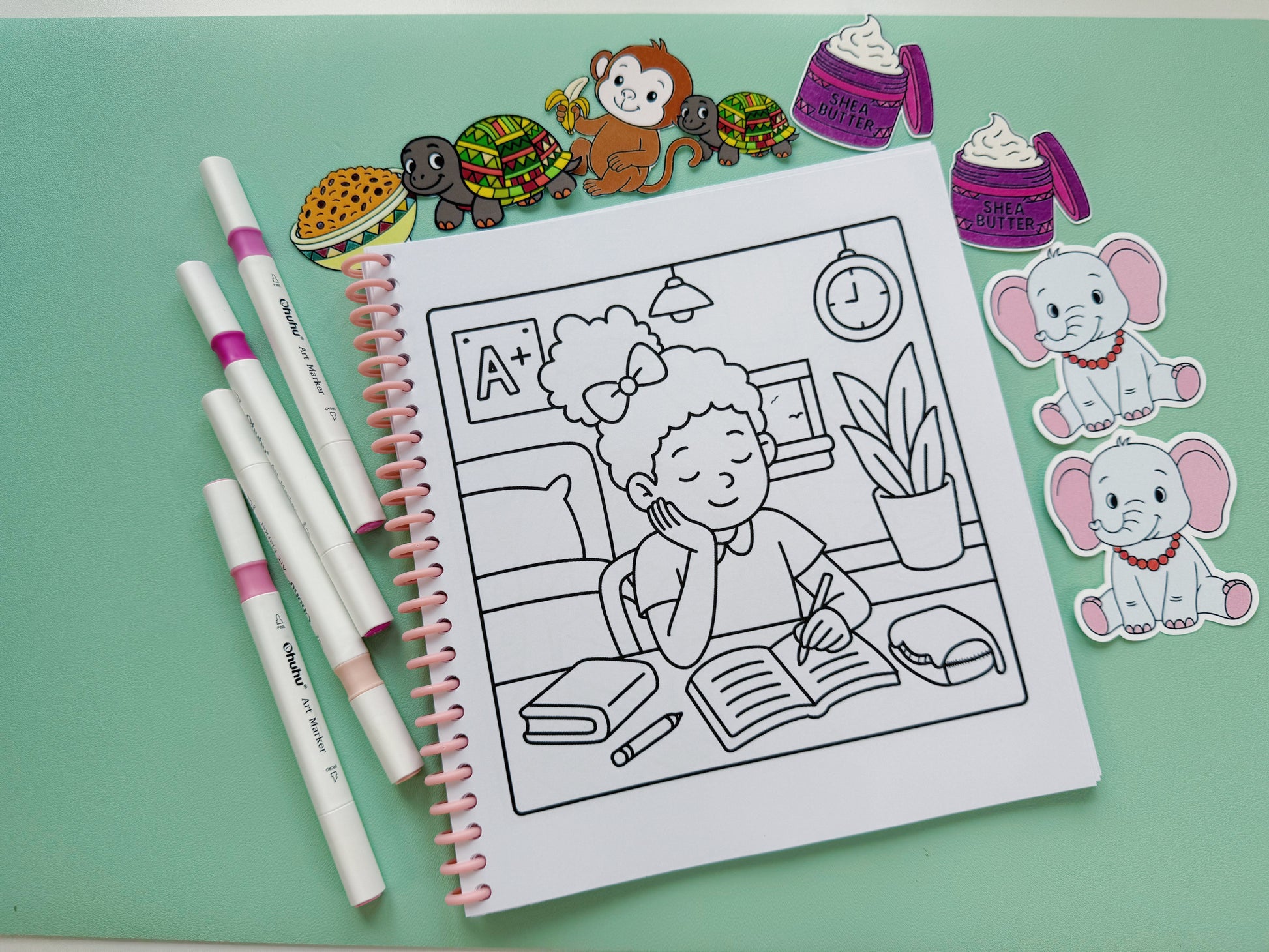 Glow Girl Tales - A colouring book for every little queen